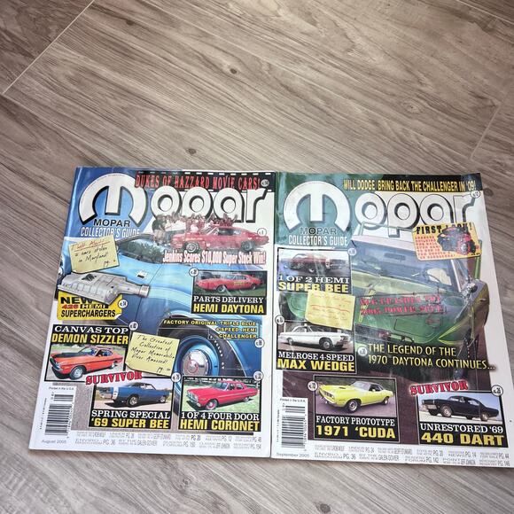 Mopar Magazine 2005 Collector's Lot/7 Issues(Feb, May, Jul, Aug, Sep, Oct, Nov) - Picture 4 of 11